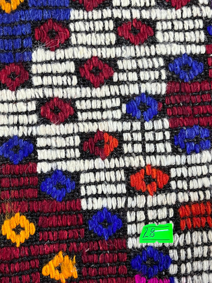 Handwoven Turkish Vintage Kilim (1'4" x 2'4")