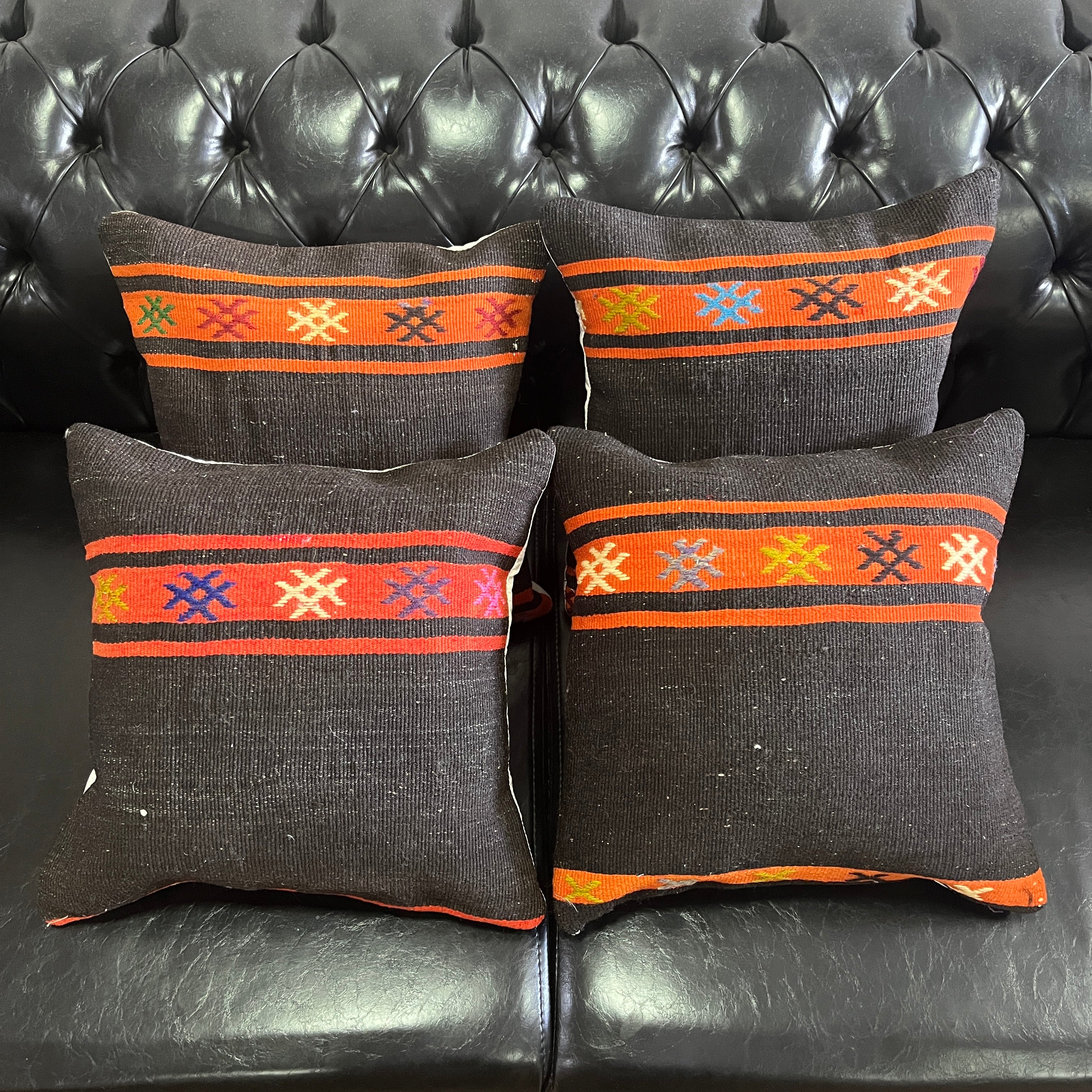 El Yapımı Otantik Yastık Kılıfı Seti