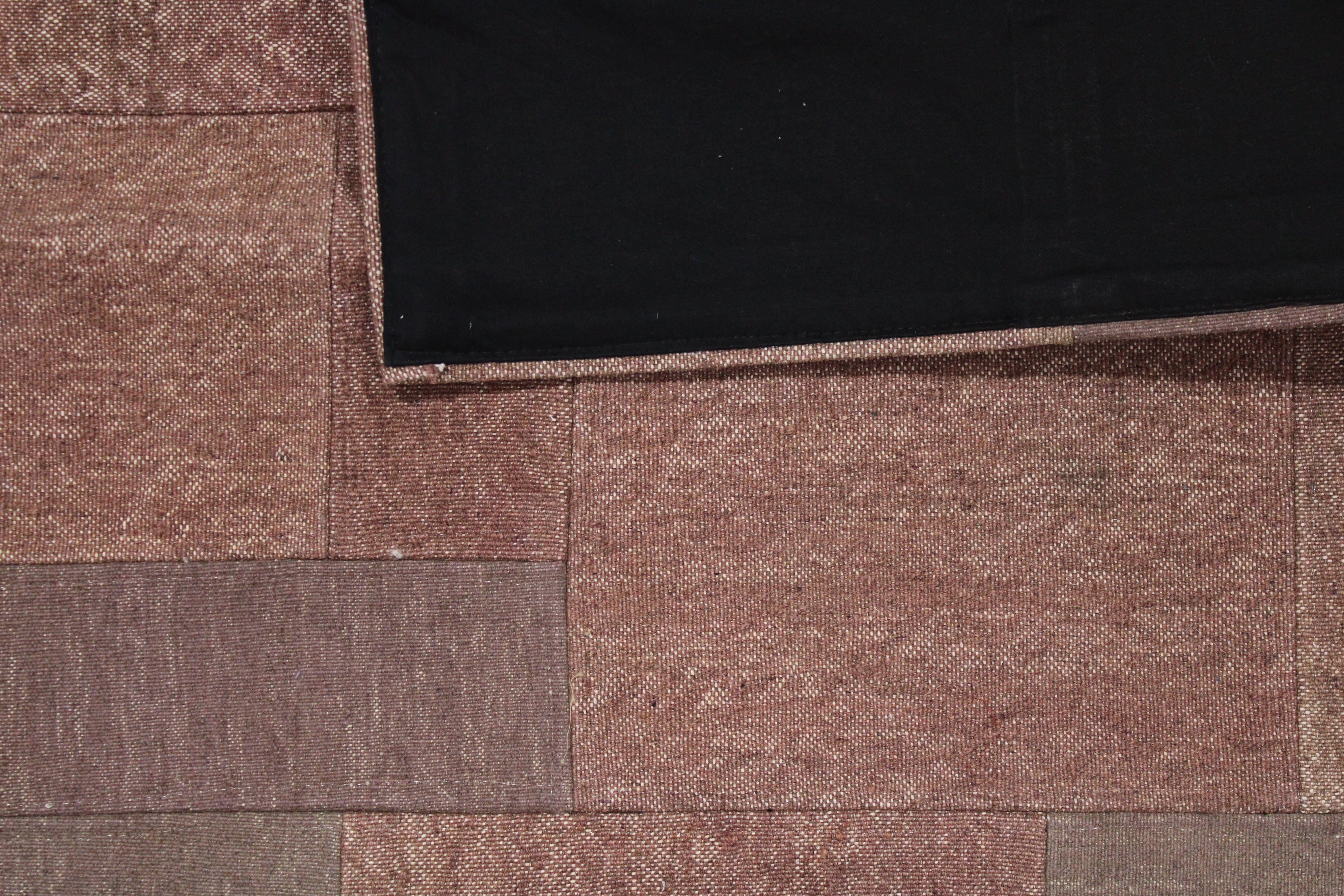 Turkish Patchwork Hand-Knotted Wool Rug