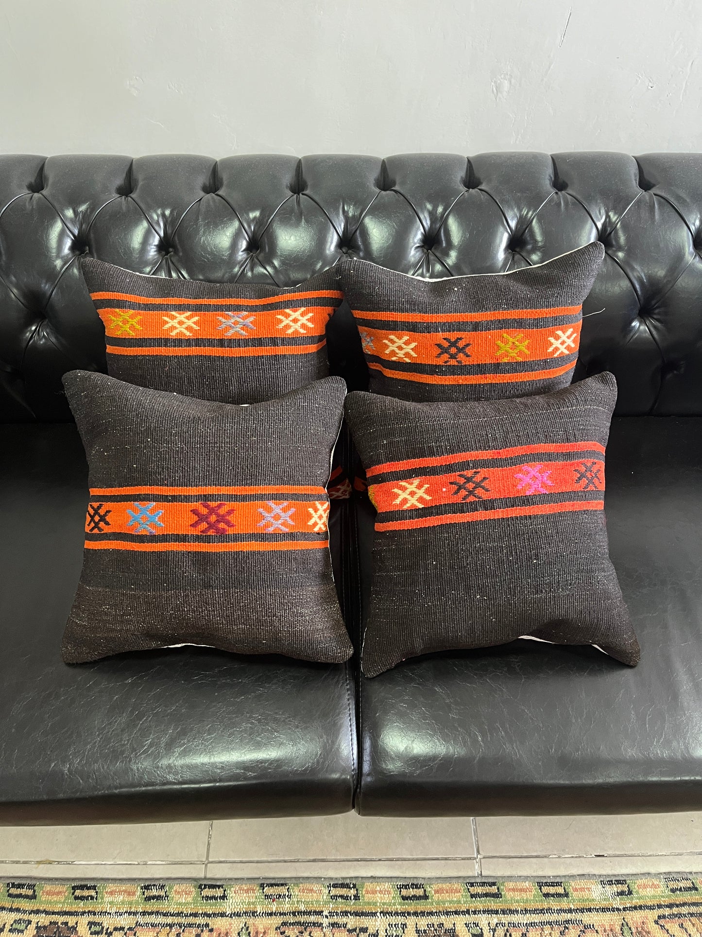 Ethnic Cushion Cover Set (16" x 16")