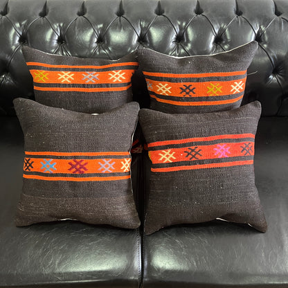 Ethnic Cushion Cover Set (16" x 16")