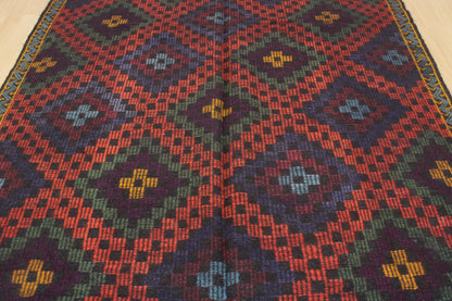 Handwoven Turkish Vintage Kilim (6'8" x 9'8")