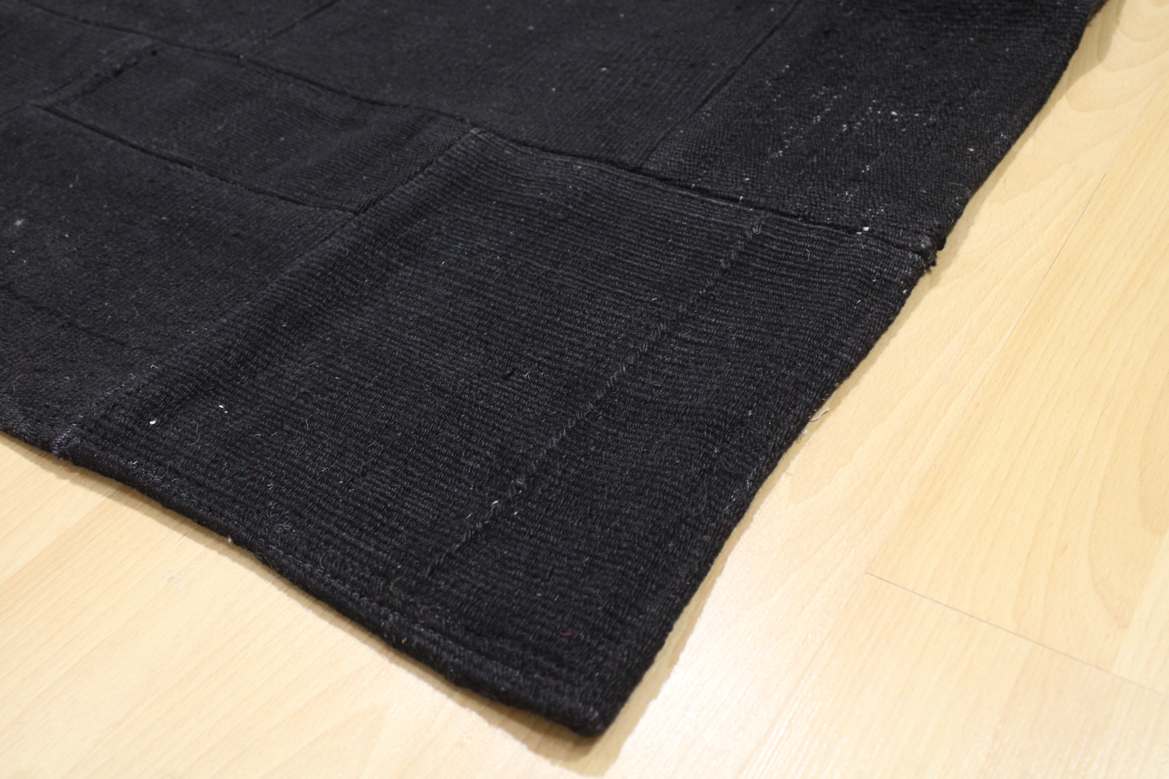 Turkish Patchwork Hand-Knotted Wool Rug