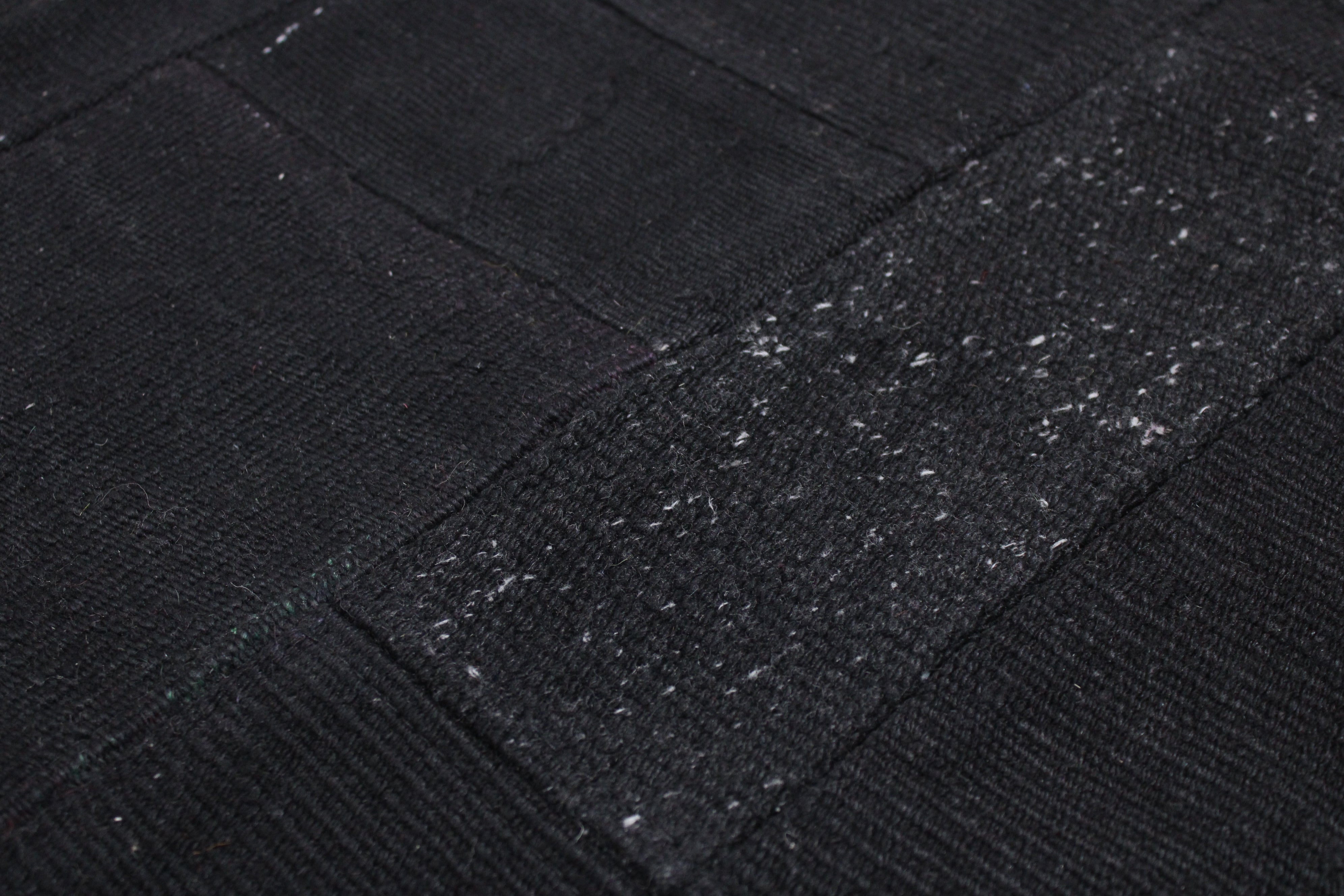 Turkish Patchwork Hand-Knotted Wool Rug