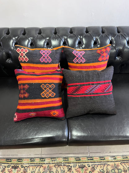 Ethnic Cushion Cover Set (16" x 16")