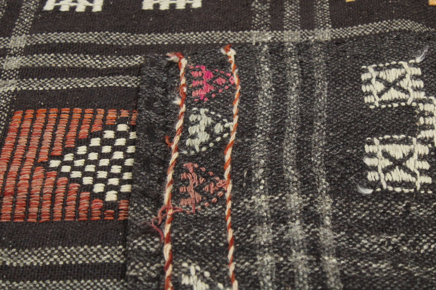 Handwoven Turkish Vintage Kilim (6'1" x 14'8")