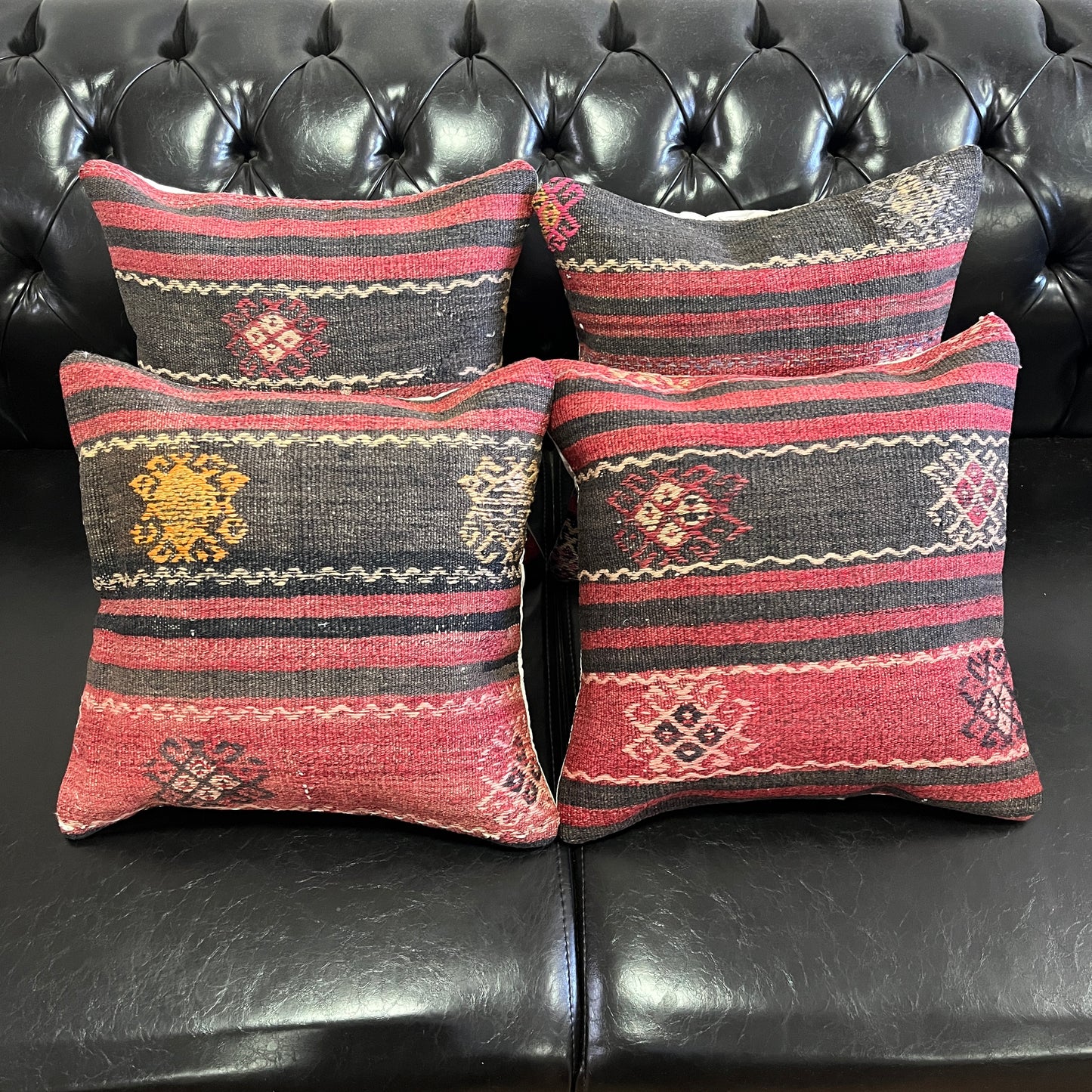 Ethnic Cushion Cover Set (16" x 16")