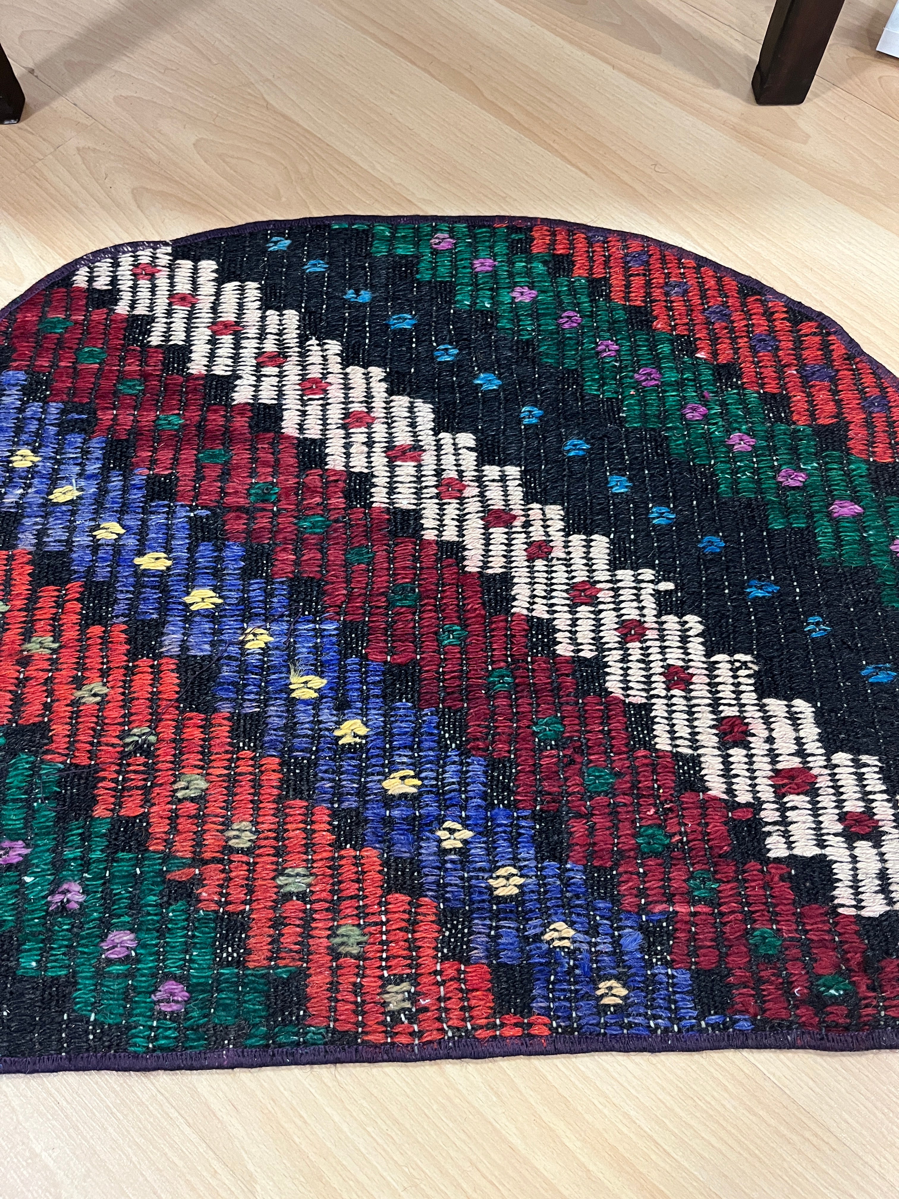 Authentic Handwoven Turkish Doormat Kilim