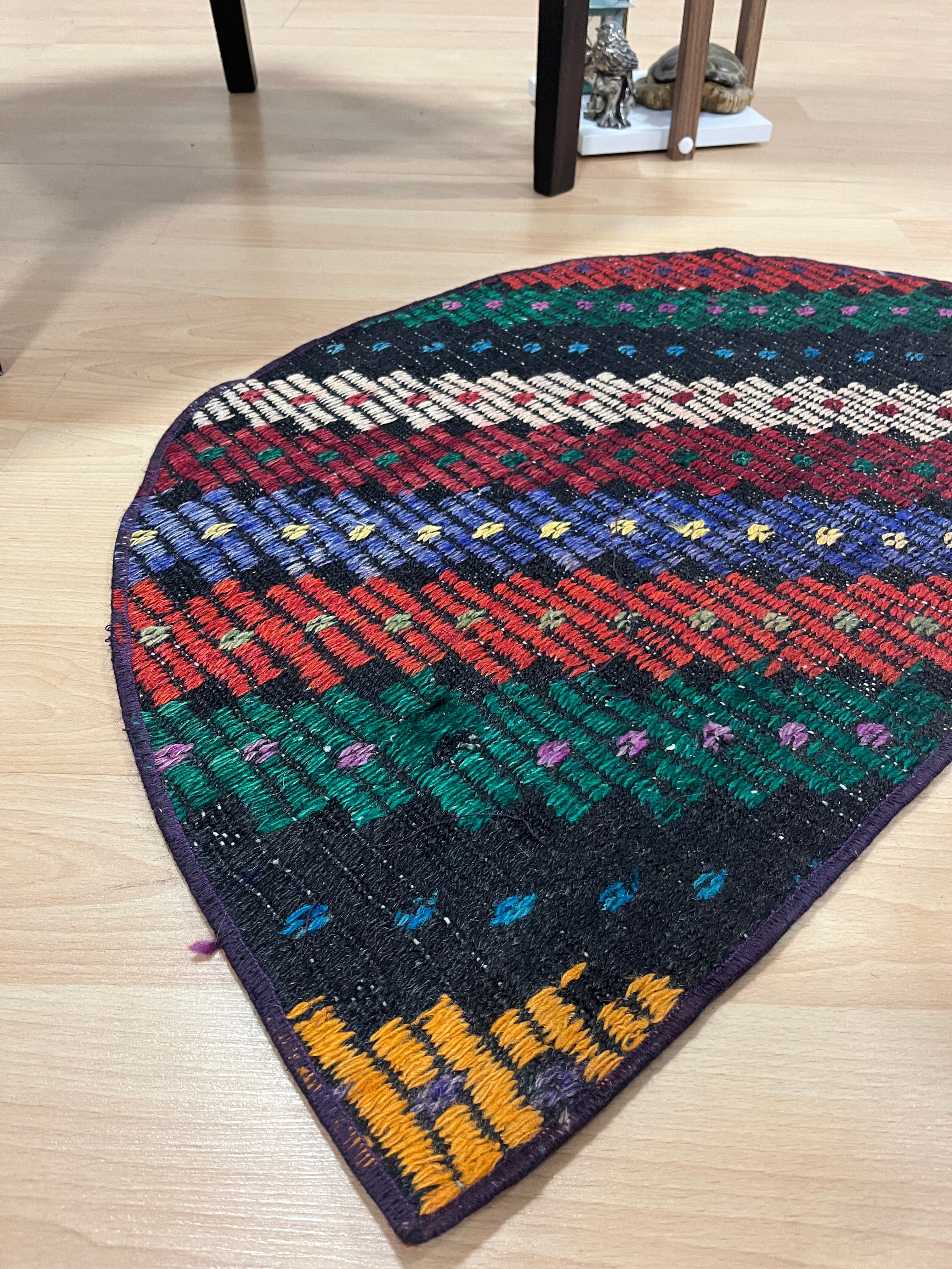 Authentic Handwoven Turkish Doormat Kilim