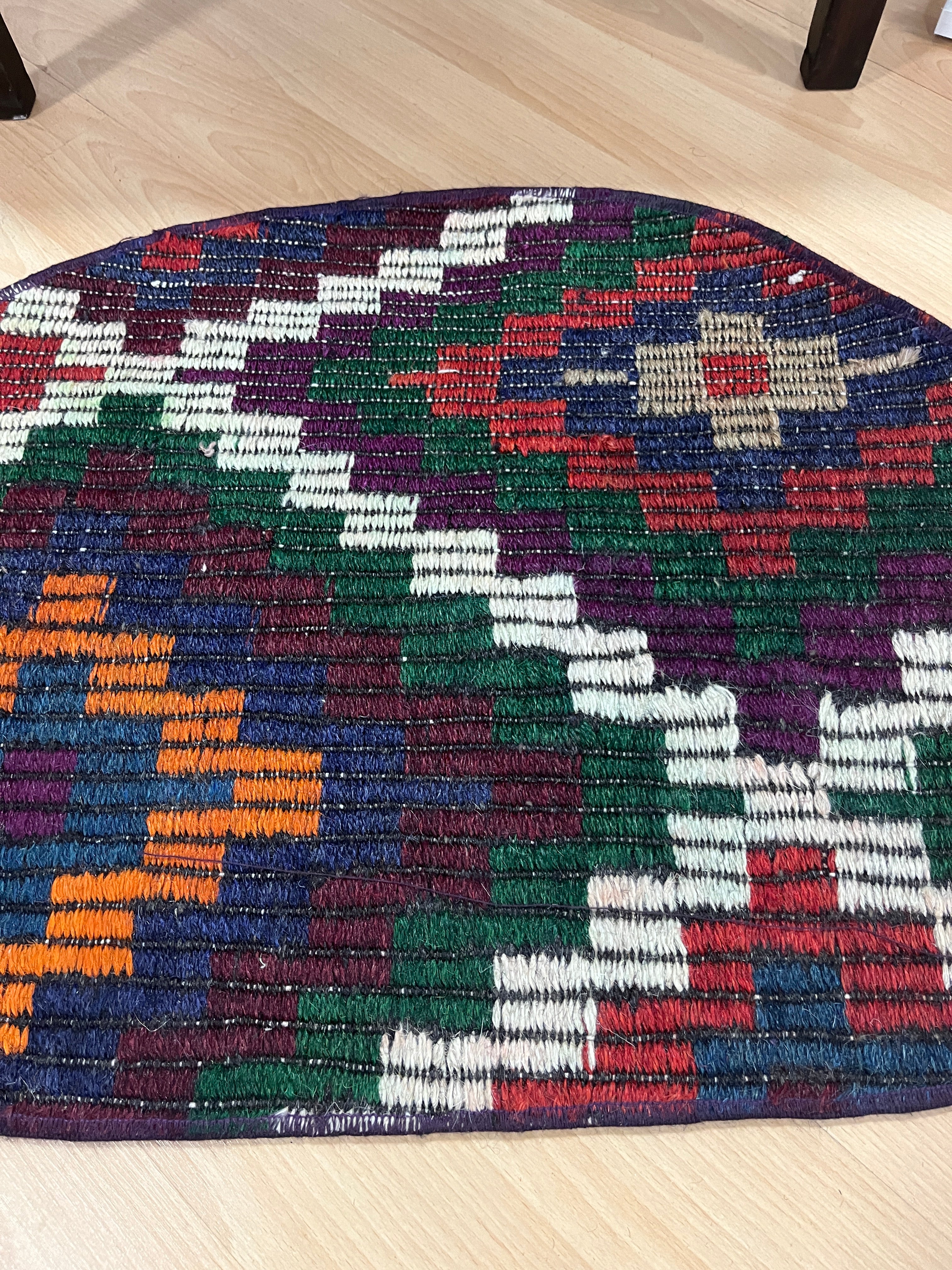 Authentic Handwoven Turkish Doormat Kilim