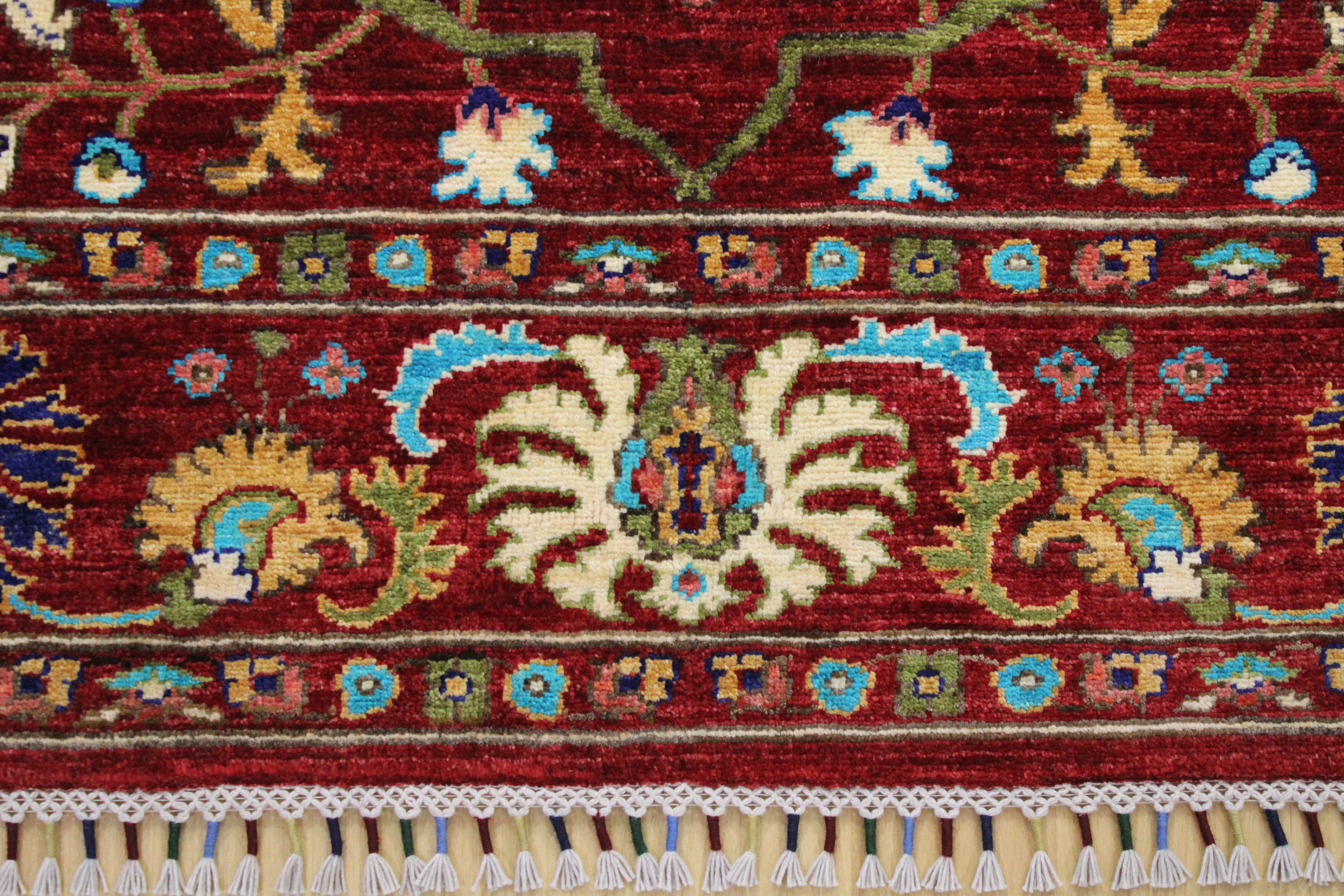 Afghan Handmade Fine Quality "Heriz" Rug