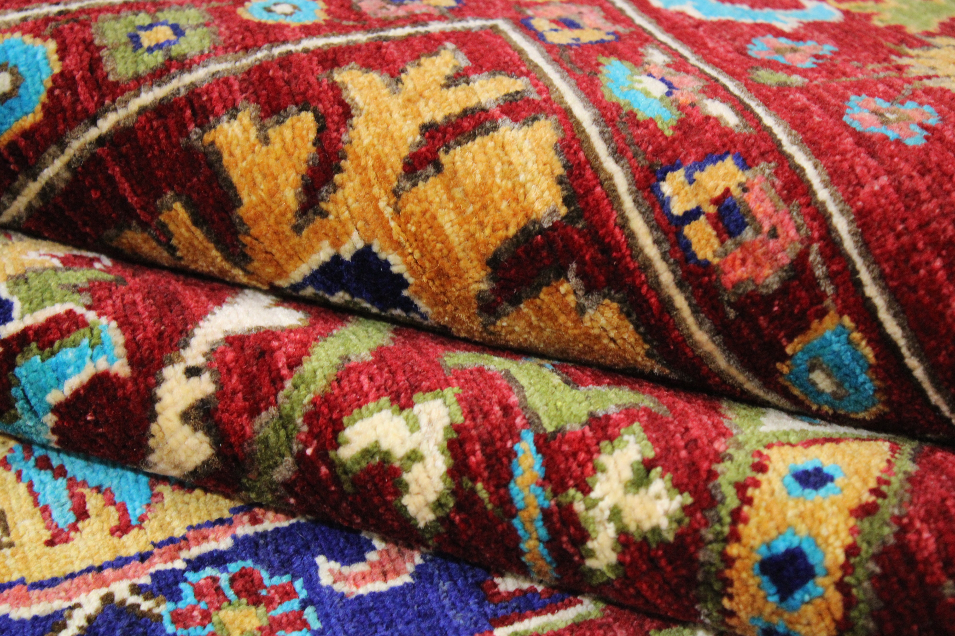 Afghan Handmade Fine Quality "Heriz" Rug