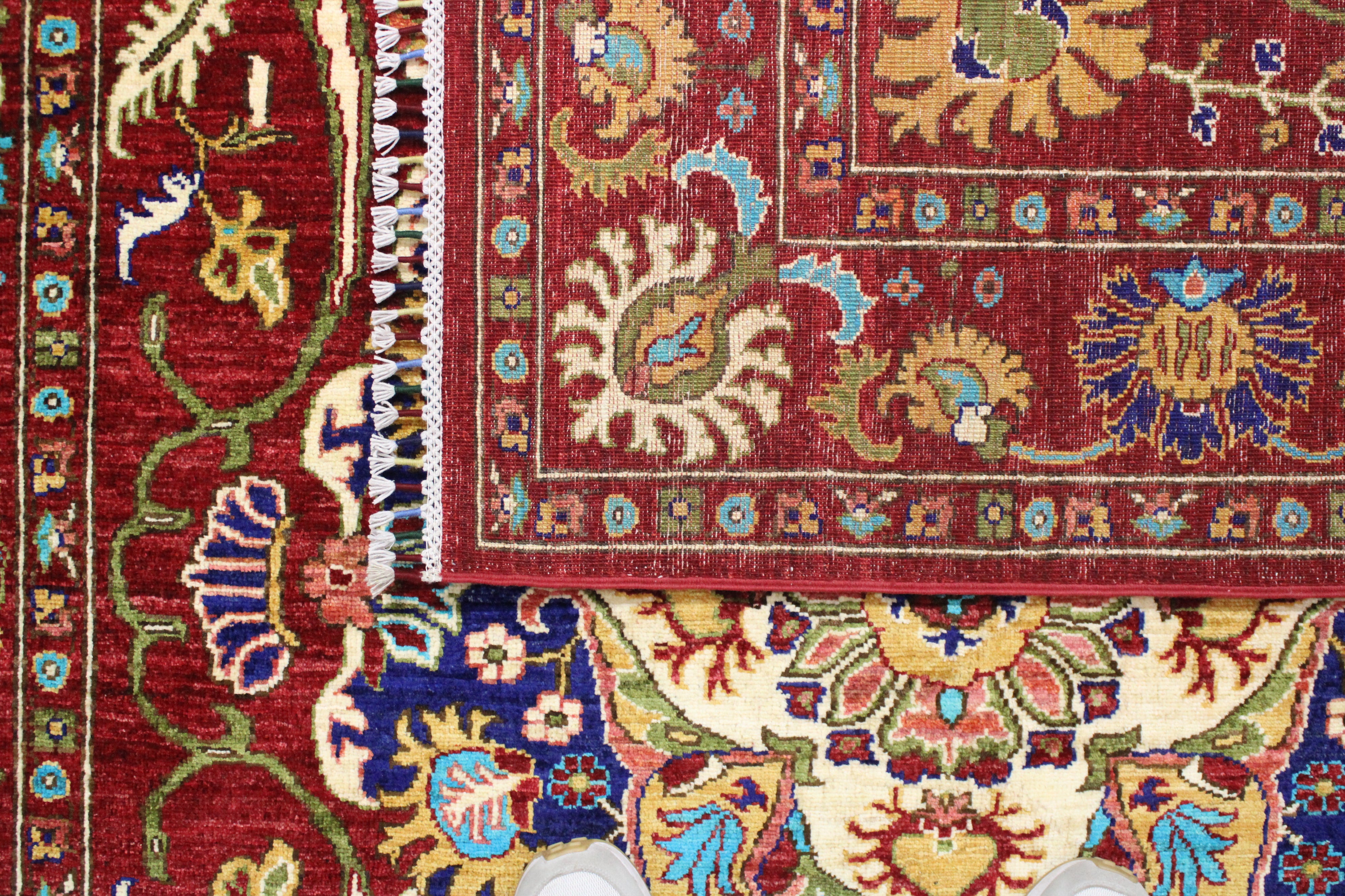 Afghan Handmade Fine Quality "Heriz" Rug