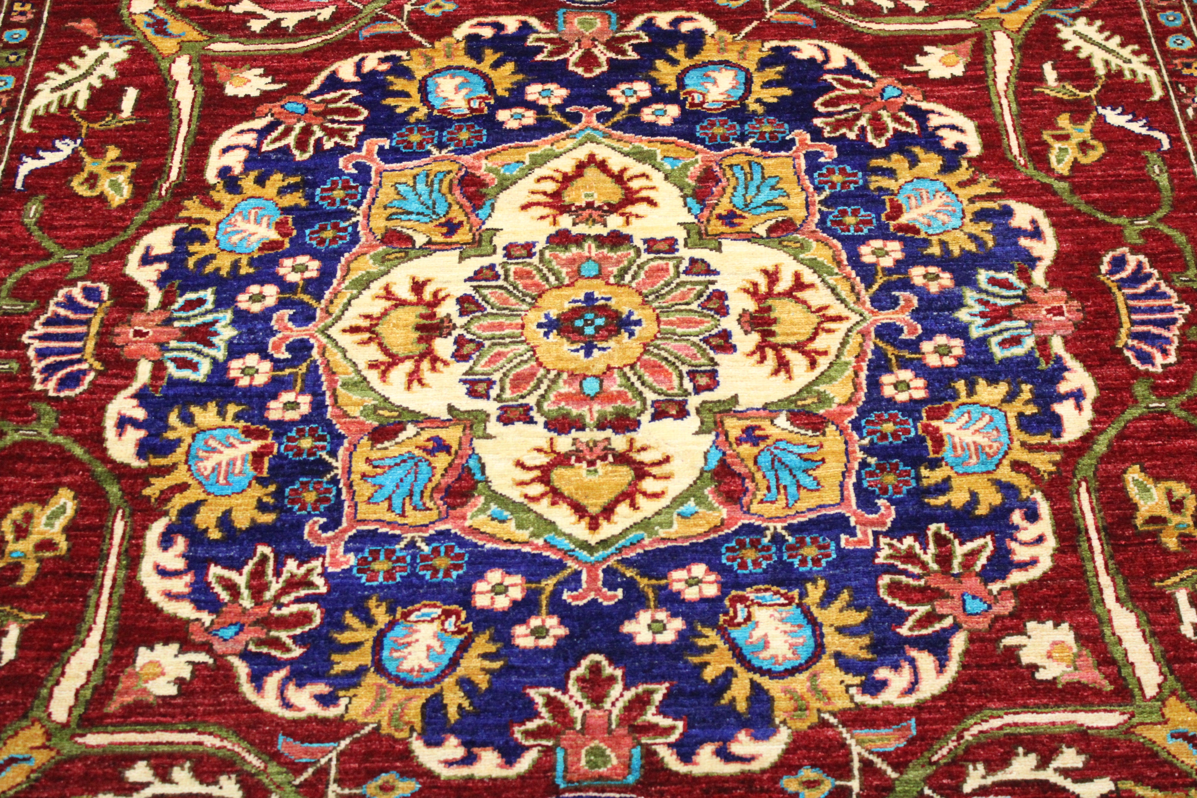 Afghan Handmade Fine Quality "Heriz" Rug