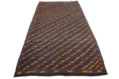 Handwoven Turkish Vintage Kilim (4'11" x 9'6")