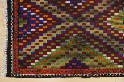 Handwoven Turkish Vintage Kilim (6'3" x 12'1")