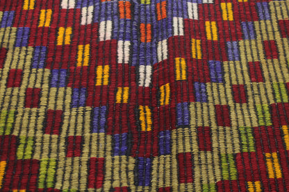 Handwoven Turkish Vintage Kilim (6'3" x 12'1")