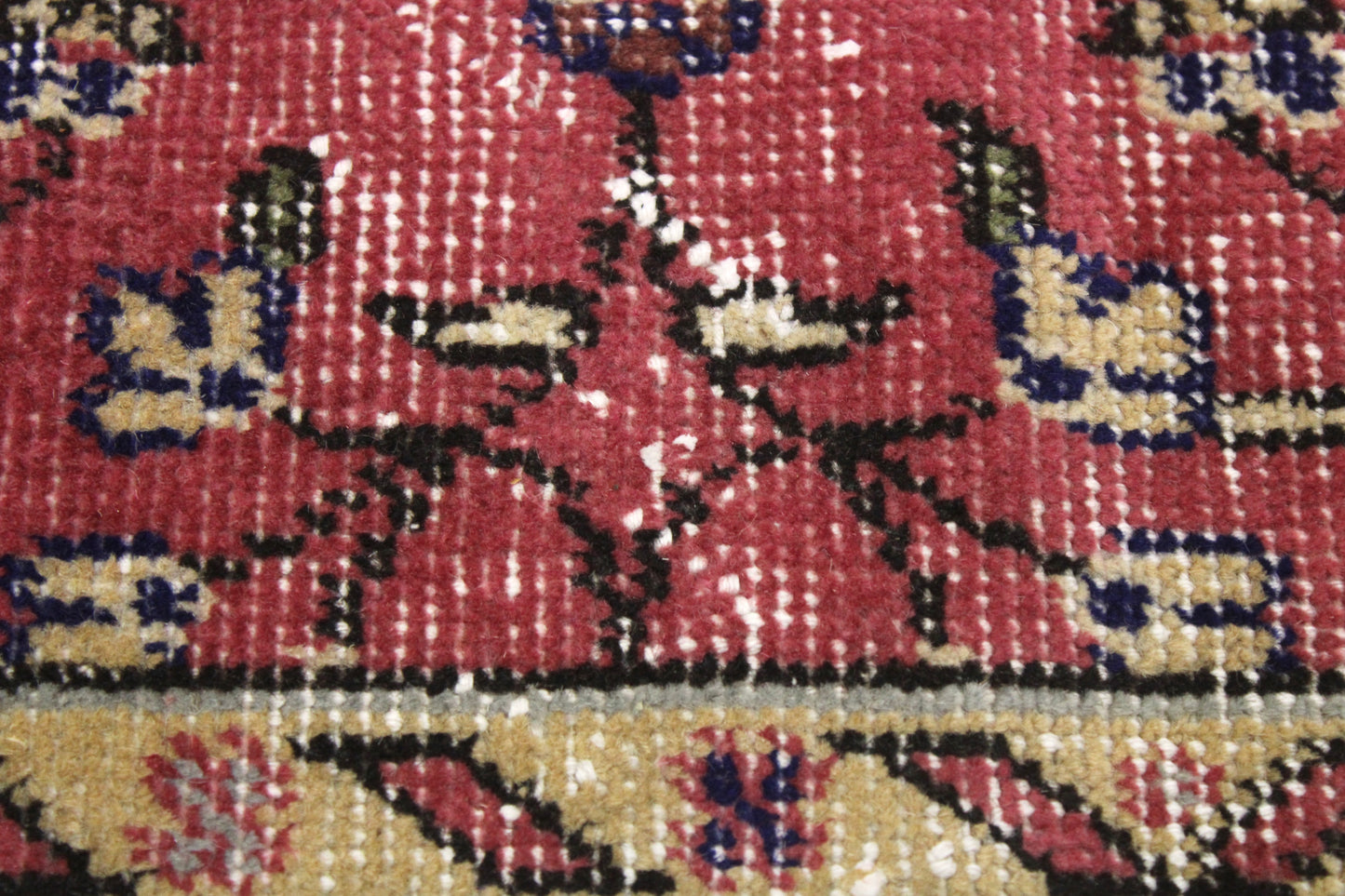 Hand-Knotted Vintage Turkish Rug (5'0" x 8'2")