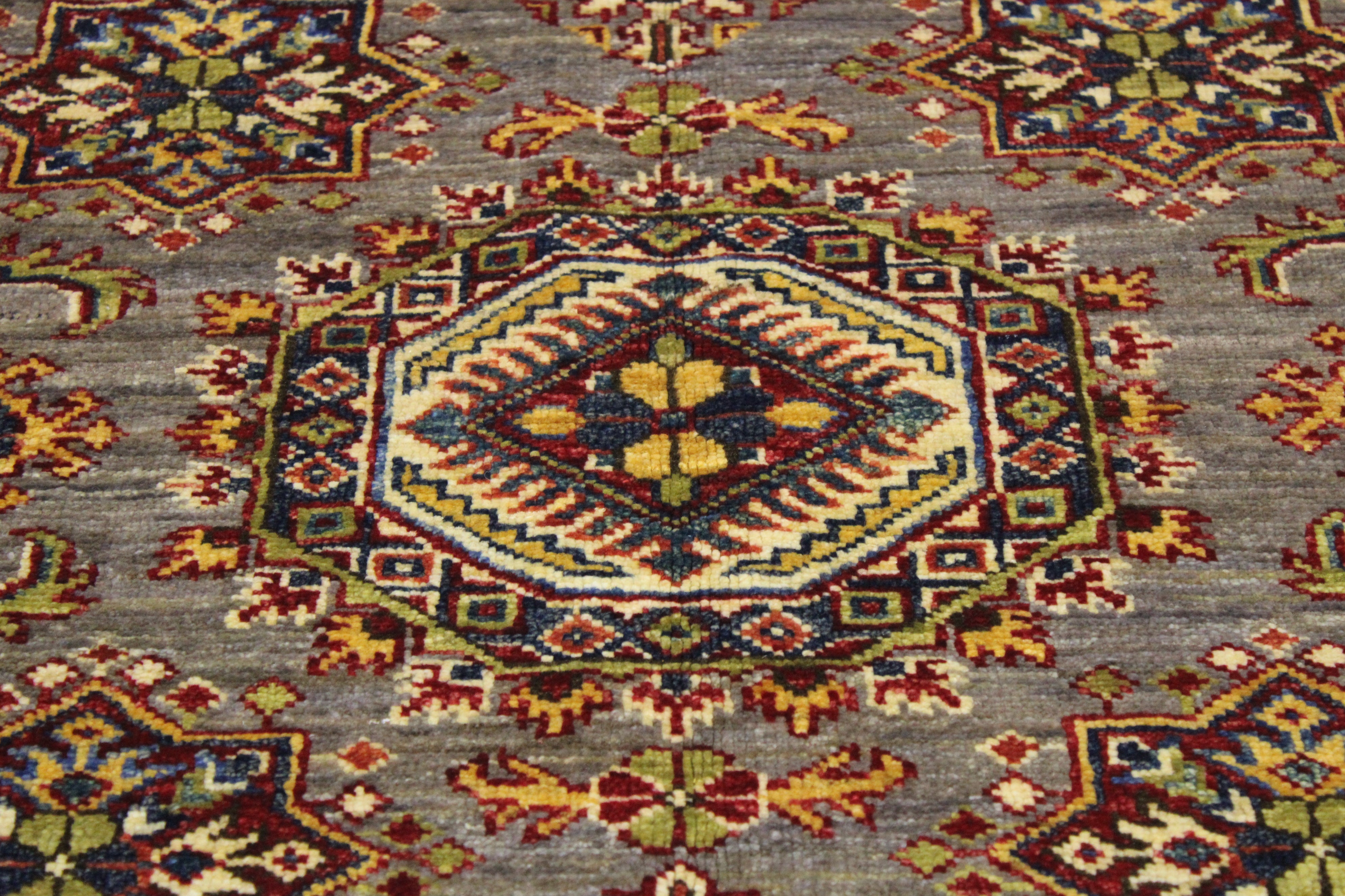 Afghan Handmade Fine Quality Kazak "Shirvan" Rug