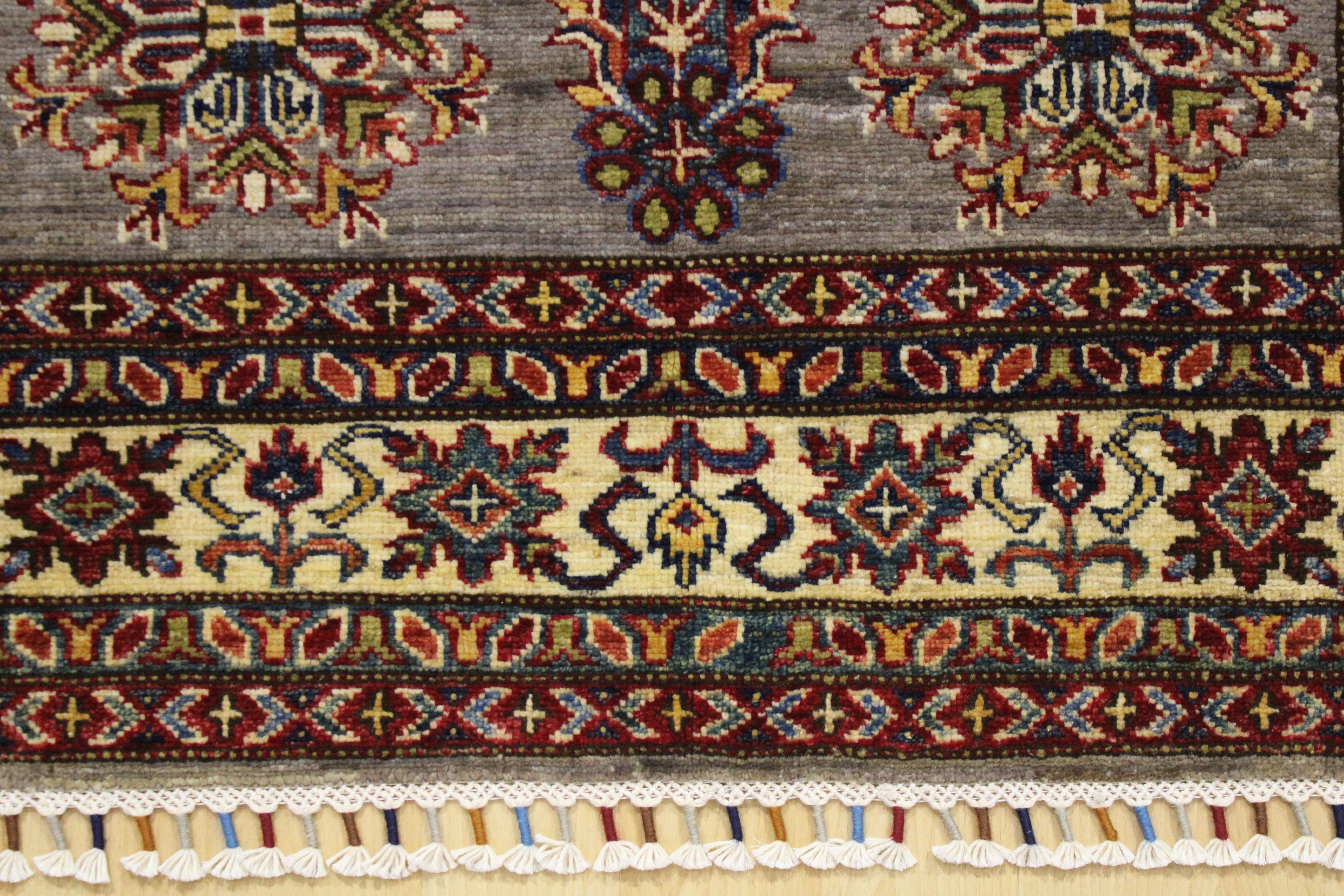 Afghan Handmade Fine Quality Kazak "Shirvan" Rug