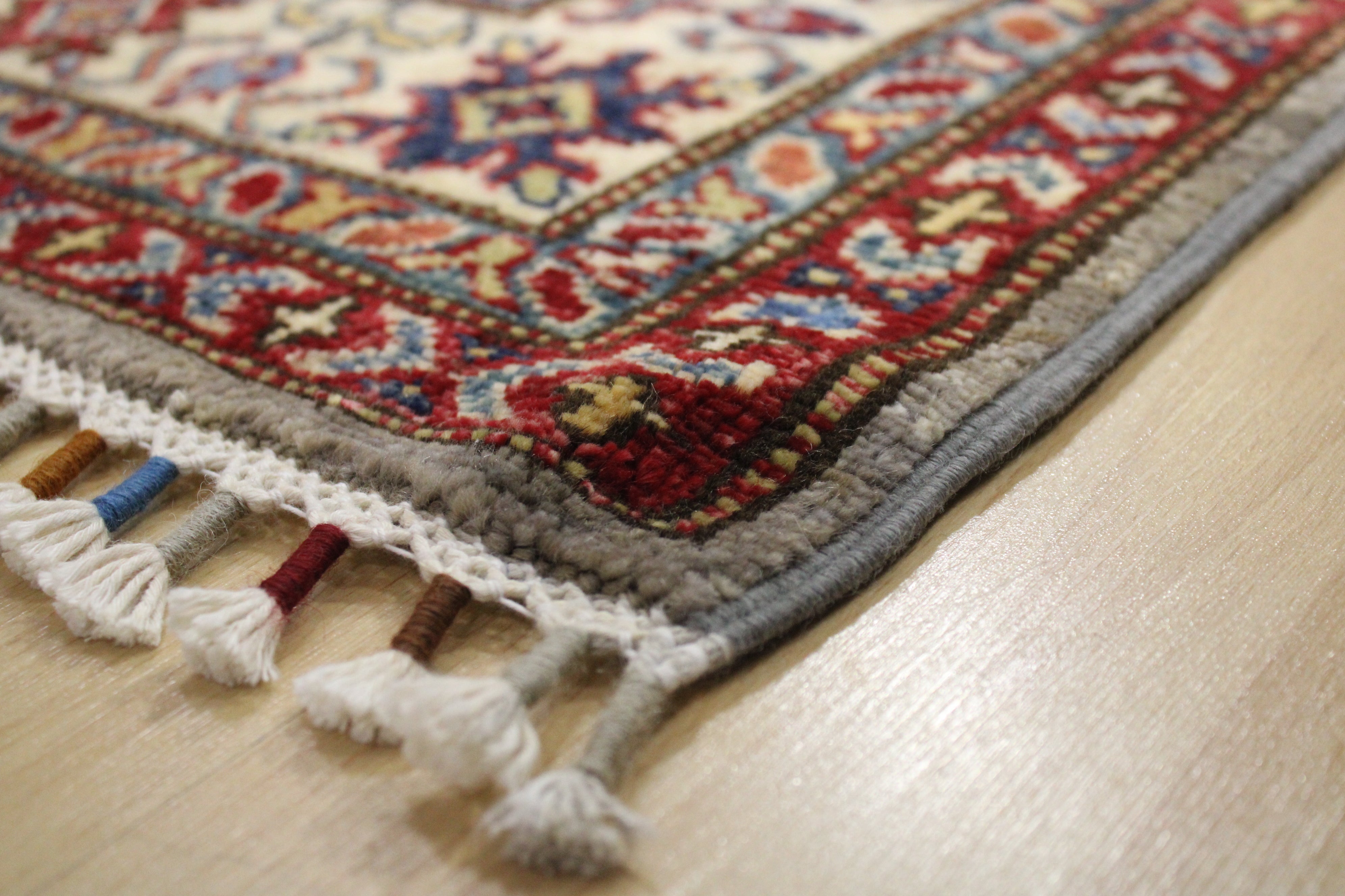 Afghan Handmade Fine Quality Kazak "Shirvan" Rug