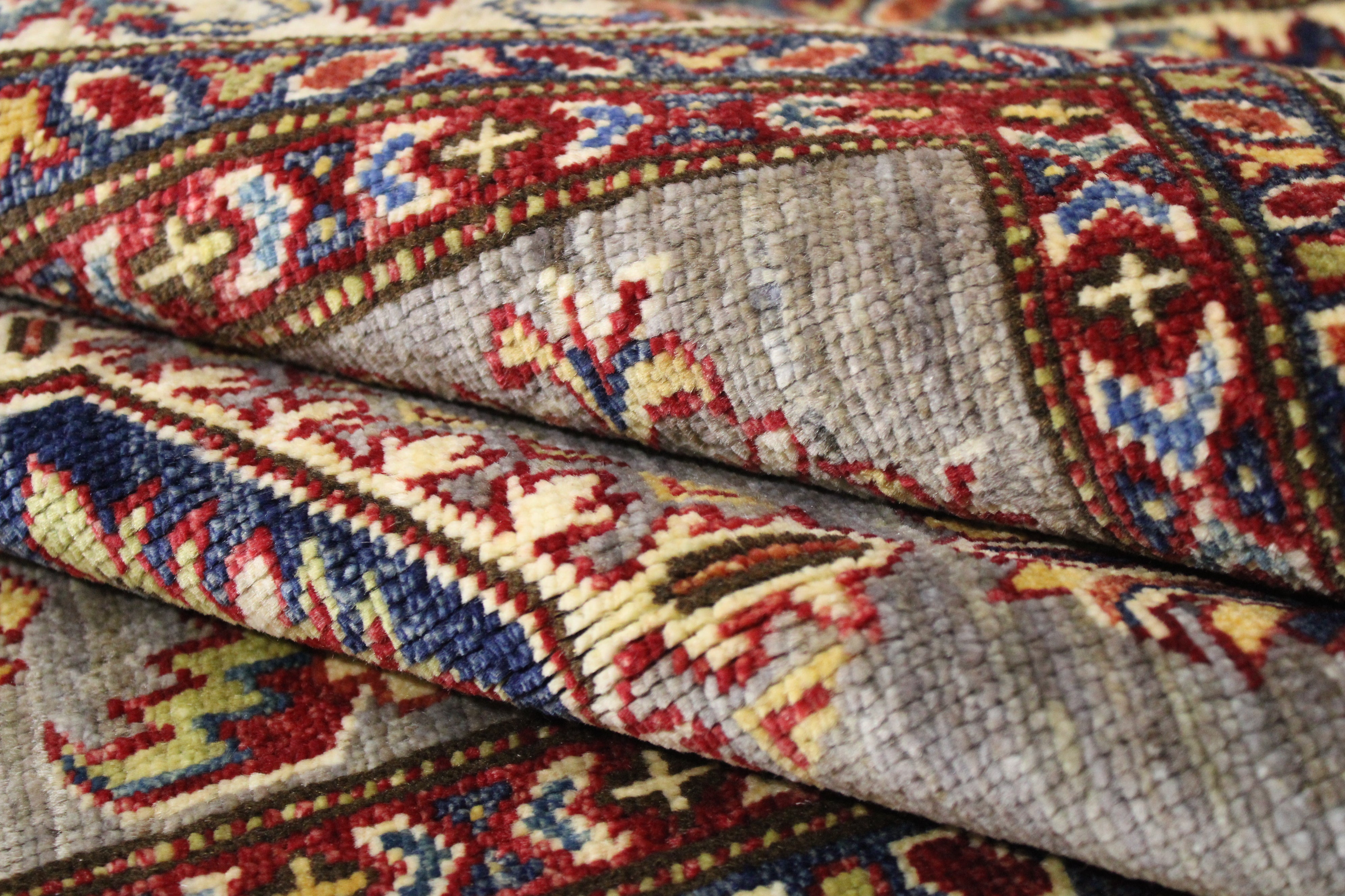 Afghan Handmade Fine Quality Kazak "Shirvan" Rug