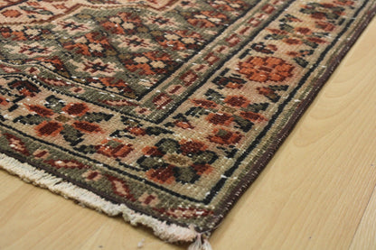 Hand-Knotted Vintage Turkish Rug (4'10" x 8'5")