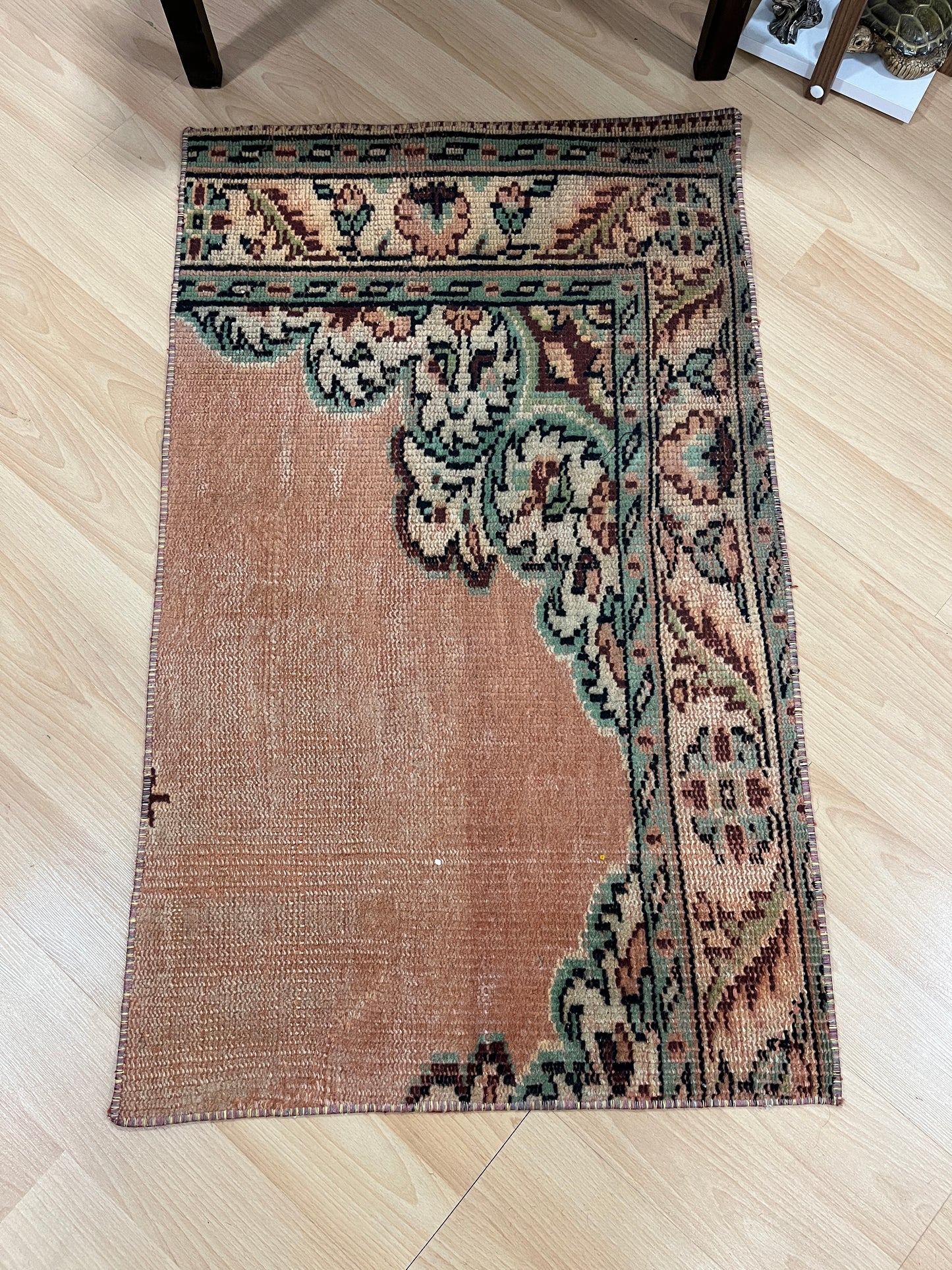 Hand-Knotted Vintage Turkish Rug (2'0" x 3'3")