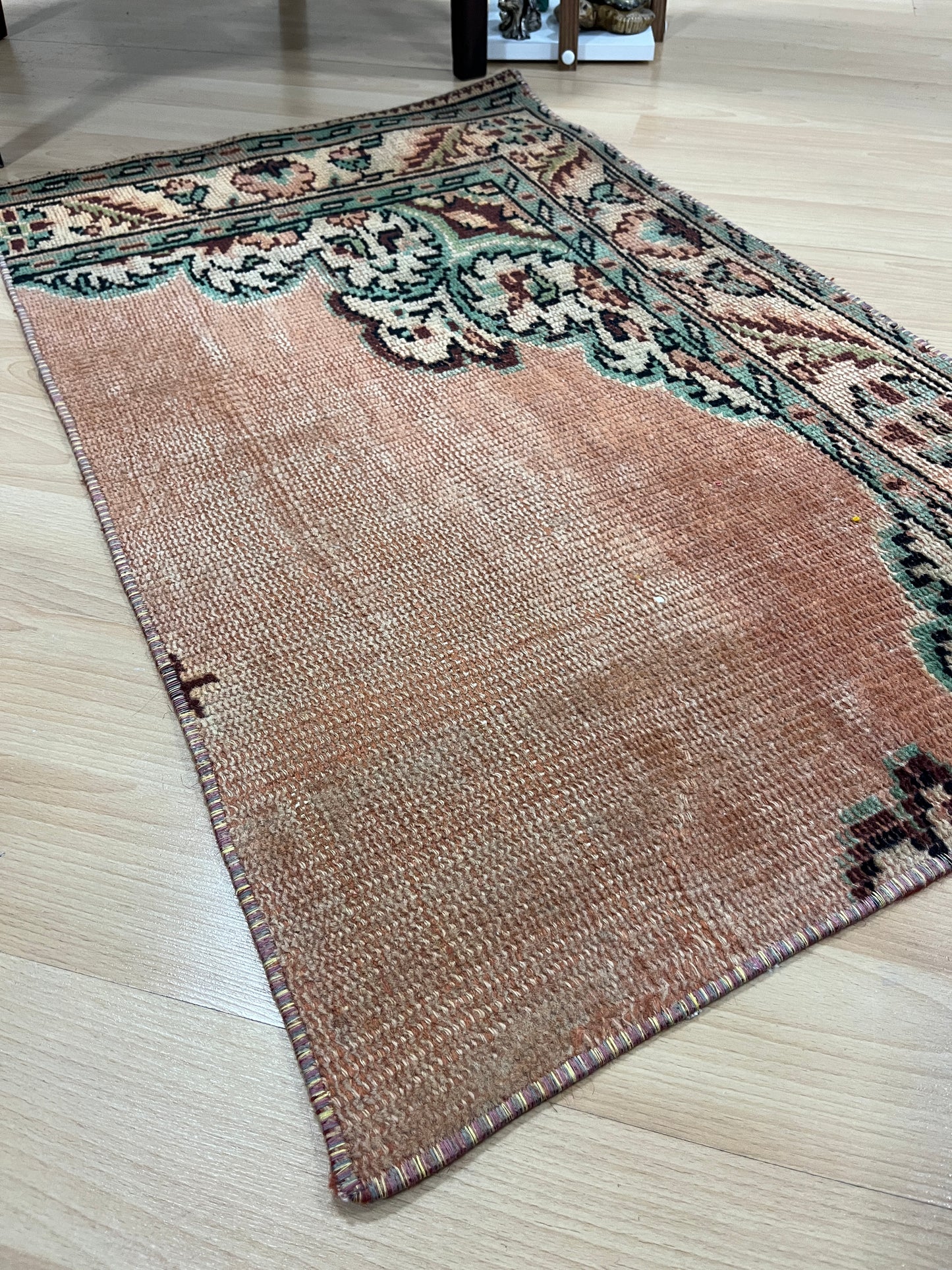 Hand-Knotted Vintage Turkish Rug (2'0" x 3'3")