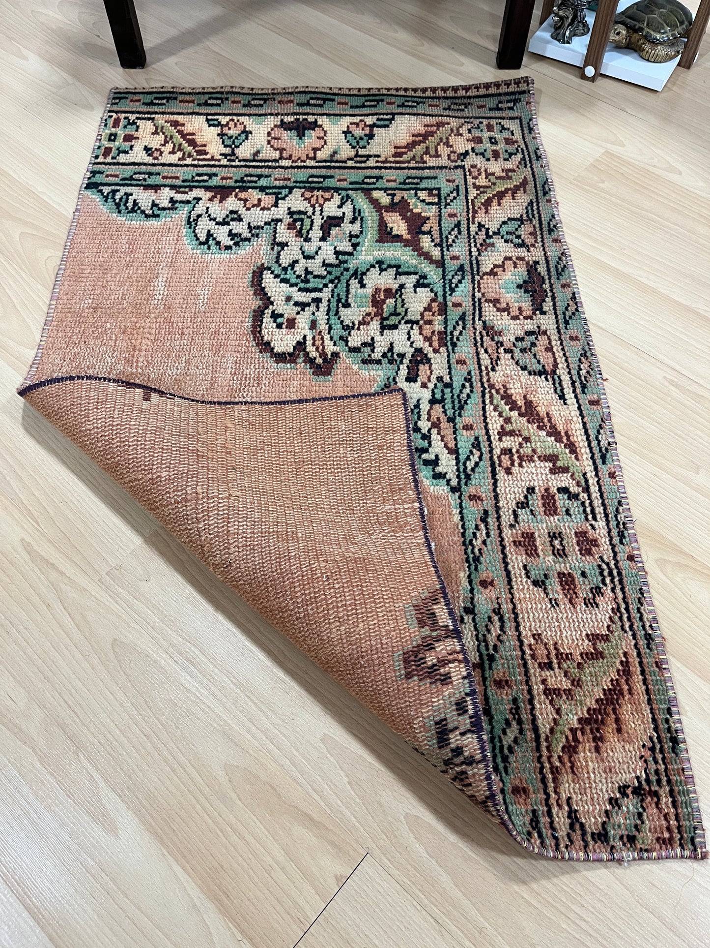 Hand-Knotted Vintage Turkish Rug (2'0" x 3'3")