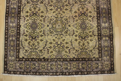 Hand-Knotted Vintage Turkish Rug (3'11" x 6'11")