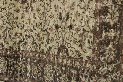 Hand-Knotted Vintage Turkish Rug (3'9" x 6'11")