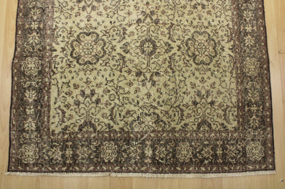 Hand-Knotted Vintage Turkish Rug (3'9" x 6'11")