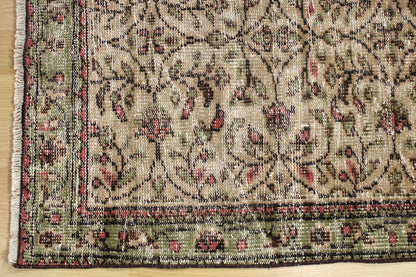 Hand-Knotted Vintage Turkish Rug (2'11" x 6'4")