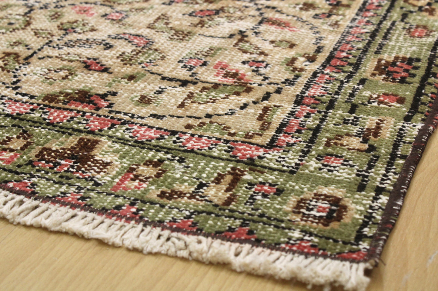 Hand-Knotted Vintage Turkish Rug (2'11" x 6'4")