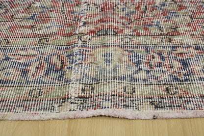 Hand-Knotted Vintage Turkish Rug (5'3" x 8'8")