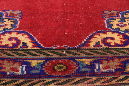 Hand-Knotted Vintage Turkish Rug (6'7" x 11'1")