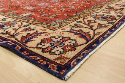 Hand-Knotted Vintage Turkish Rug (5'1" x 8'2")