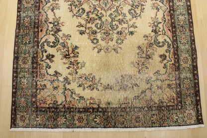 Hand-Knotted Vintage Turkish Rug (3'9" x 6'11")