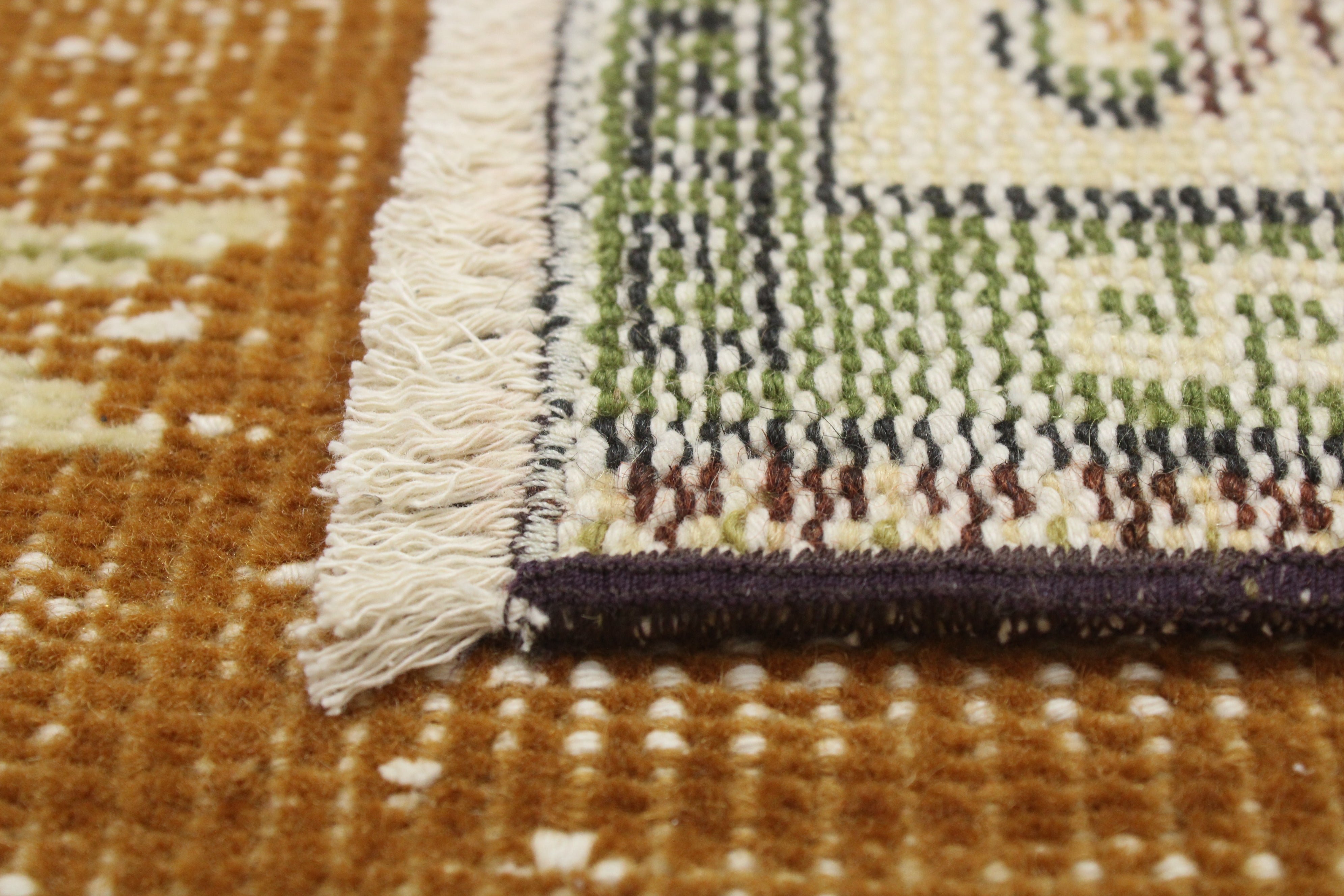 Turkish Vintage Hand-Knotted Wool Rug