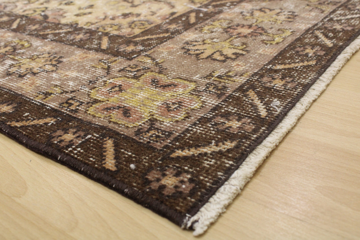 Hand-Knotted Vintage Turkish Rug (5'3" x 9'3")