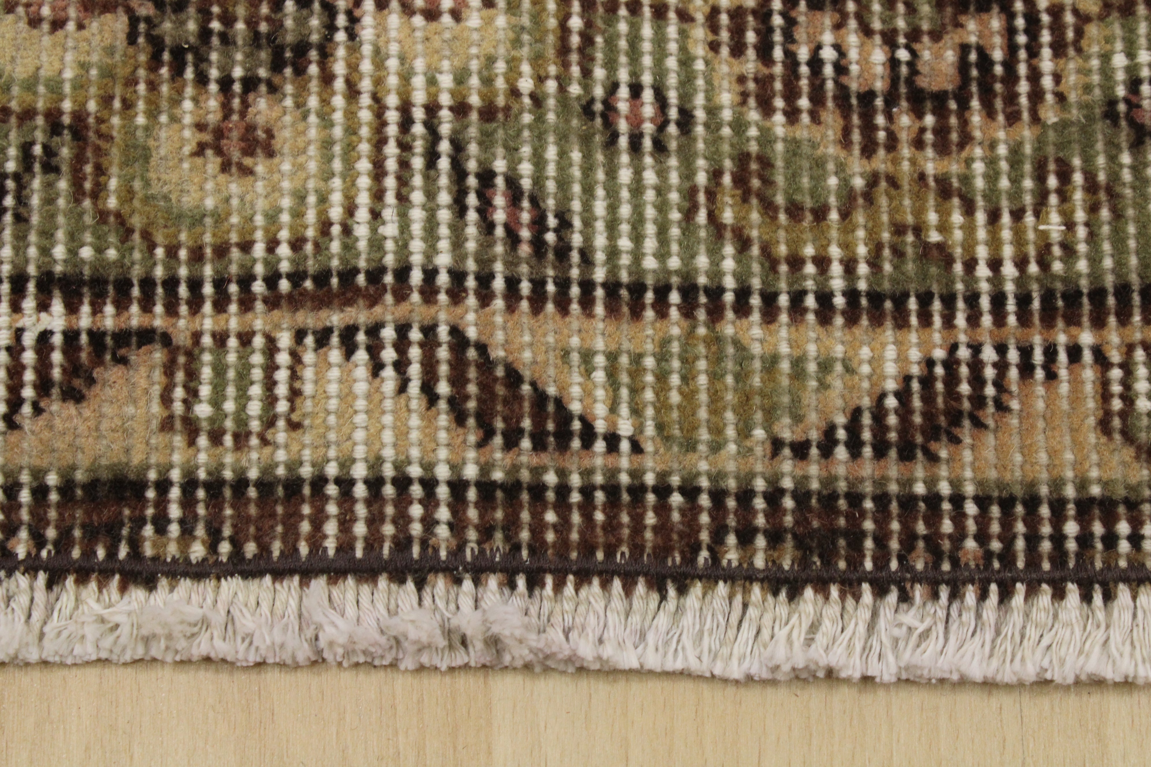 Turkish Vintage Hand-Knotted Wool Rug