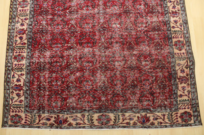 Hand-Knotted Vintage Turkish Rug (5'0" x 8'9")