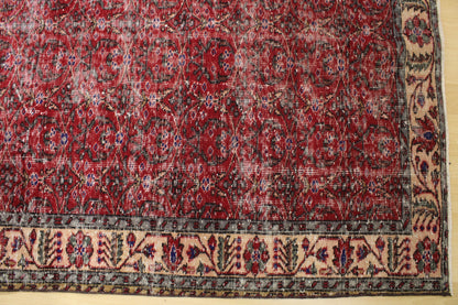 Hand-Knotted Vintage Turkish Rug (5'0" x 8'9")