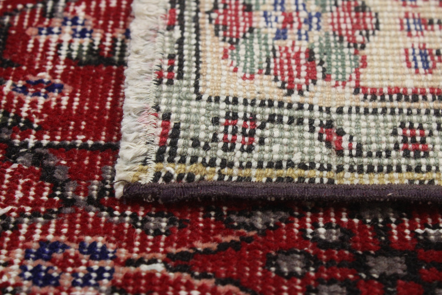 Hand-Knotted Vintage Turkish Rug (5'0" x 8'9")