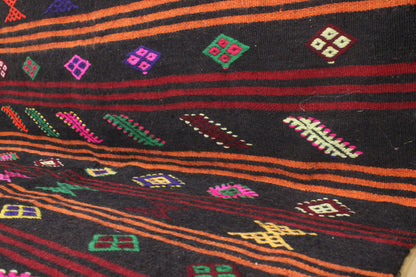 Handwoven Turkish Vintage Kilim (4'1" x 13'7")