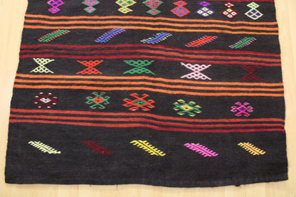 Handwoven Turkish Vintage Kilim (4'1" x 13'7")