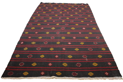 Handwoven Turkish Vintage Kilim (6'0" x 10'2")