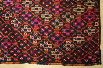 Handwoven Turkish Vintage Kilim (5'1" x 10'2")