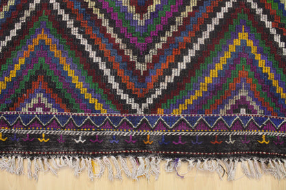 Handwoven Turkish Vintage Kilim (8'0" x 10'1")